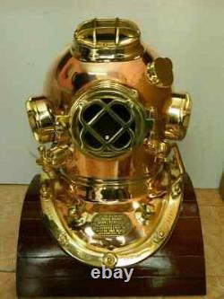 18 Antique Scuba Diving Helmet U. S Navy Mark V Vintage Divers Helmet Replica