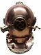18 Diving Helmet Navy Deep Sea Vintage Divers Helmet Replica With Wood Stand