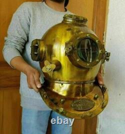 18''Vintage Replica Antique Us Navy Diving Helmet Mark Deep Sea Divers Handmade