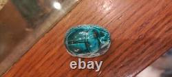 4 Pieces of Rare Egyptian Scarab Replica of the Pharaonic Stone Beetle Scarab