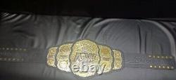 ALL World Heavyweight Championship Replica Title Belt Leather 4mm ZINC