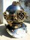 Antique 18 Diving Vintage Boston Mark V U. S Navy Deep Sea Divers Helmet Replica