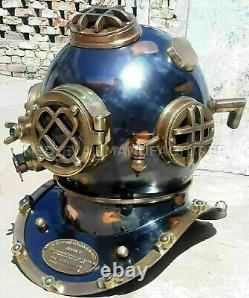 Antique 18 Diving Vintage BOSTON MARK V U. S Navy Deep Sea Divers Helmet Replica