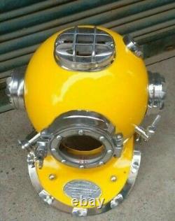 Antique 18 Diving vintage U. S Navy BOSTON MARK V Deep Sea Divers Helmet Replica