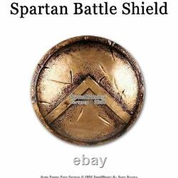 Antique Brass Finish 300 Spartan Greek Medieval Battle Shield Replica Pro 24