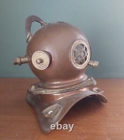 Antique Decorative Copper Brass Replica Deep Sea Divers Diving Helmet