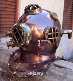 Antique Divers Diving Helmet Vintage Deep Sea US Navy Mark IV 18 Armor Replica