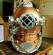 Antique Diving Helmet Boston Scuba Deep Mark V Us Navy Divers Vintage Morse Sca