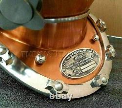 Antique Diving Helmet Boston Scuba Deep Mark V US Navy Divers Vintage Morse Sca