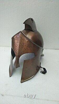 Antique Roman Armour Helmet King Leonidas Spartan 300 Movie Vintage and Medieval