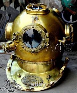 Antique Royal Scuba Diving US Navy Mark V Deep Sca Vintage Divers Helmet Replica