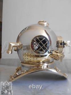 Antique Style Brass US Navy Diving Divers Helmet Deep Sea replica Vintage Gift