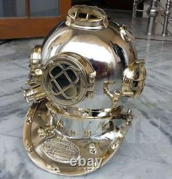 Antique Style Brass US Navy Diving Divers Helmet Deep Sea replica Vintage Gift