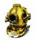 Antique Style Brass Us Navy Mark V Scuba Diving Divers Helmet Vintage Replica