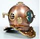 Antique Vintage Copper Divers Diving Helmet Anchor Engineering Helmet Replica