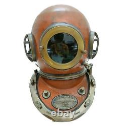 Antique Vintage Diving Helmet Replica Deep Sea Marine Scuba Divers Iron
