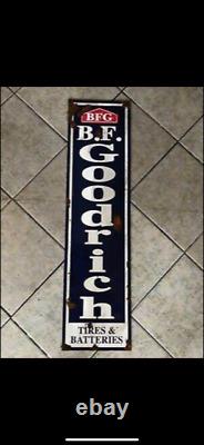 Antique style vintage look Bf Goodrich tire dealer sales and service sign