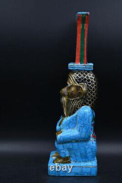 Bes Egyptian God God of fun Nice Antique replica Egyptian Handmade Egyptian Made