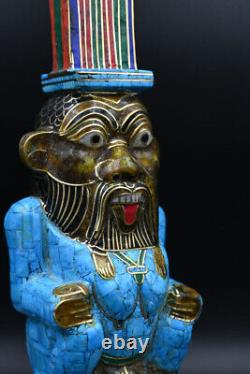 Bes Egyptian God God of fun Nice Antique replica Egyptian Handmade Egyptian Made