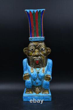 Bes Egyptian God God of fun Nice Antique replica Egyptian Handmade Egyptian Made