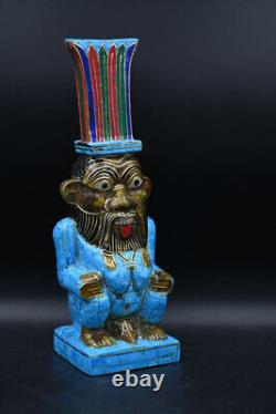 Bes Egyptian God God of fun Nice Antique replica Egyptian Handmade Egyptian Made