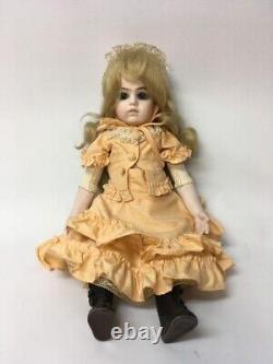 Bleu Rare antique doll Replica withBox 1980s Vintage