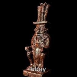 Egyptian art / sculpture Bes statue god of protection and sex and joy
