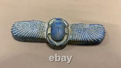 Gorgeous Winged Scarab-Good luck-Egyptian Mythology-Antique-Replica-BC
