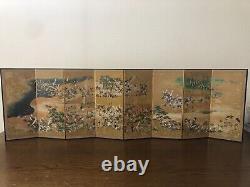 Kawanakajima Battle Folding Screens 2Set Iwakuni History Art Museum Reproduction