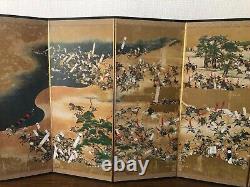 Kawanakajima Battle Folding Screens 2Set Iwakuni History Art Museum Reproduction