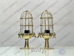 Maritime Lamps & Lighting Replica Antique Nautical Style Brass Vintage Bulkhead