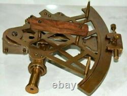 Medieval Vintage brass nautical sextant 8 collectible ship's instrument replica
