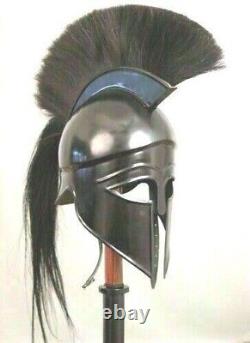 Medieval Warrior Armor helmet Medieval Antique Black Corinthian Vintage Replica