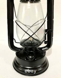 Miner Ship Hurricane Black Lantern Oil Lamp Vintage Boat Light Antique Style