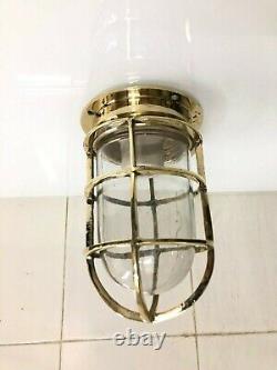 Nautical Marine Replica Mount Brass Vintage Style Passageway Light Lot Of 2