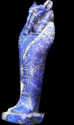 RARE ANTIQUE EGYPTIAN Nice Amulet for God Seth Made of Lapis Lazuli Egypt BC