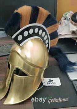 Replica Roman movie 300 Antique Vintage Spartan Helmet Costume Gift Warrior