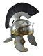 Roman Centurion Helmet With Black Plume Antique Replica Vintage Roman Helmet
