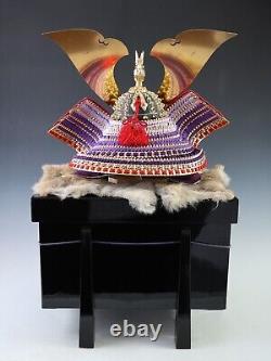 Samurai Helmet -A Replica of National Treasure Style- with a Black Scared Box