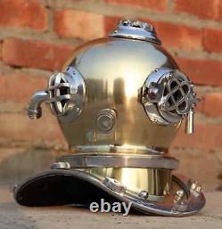 Scuba Diving Divers Helmet Replica Nautical Desk 12 Divers Helmet Home Decor