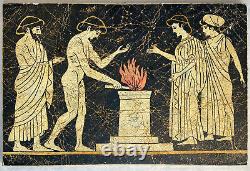 The Centaur No. 145 Lighting of the Olympic Flame 480 BC Athenian Replica Wall