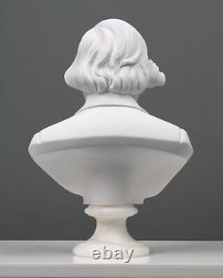 Verdi Bust Antique Statue Musician Collection Sculpture Handmade in EU 33cm /13
