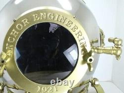 Vintage Antique Diving Helmet US Navy Mark Deep Sea Divers Replica, Table Décor
