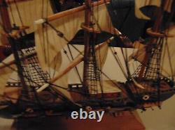 Vintage Buccaner Ship Replica 20 X 13 exceptionally detailed