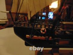 Vintage Buccaner Ship Replica 20 X 13 exceptionally detailed