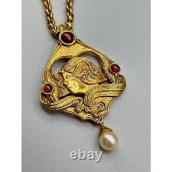 Vintage HMR Necklace Art Nouveau Inspired The Museum Company Replica Antique