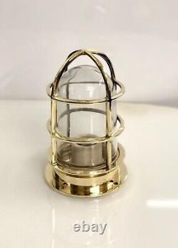 Vintage Replica Brass Ceiling Antique Bulkhead Nautical Passage Light -Lot of 10