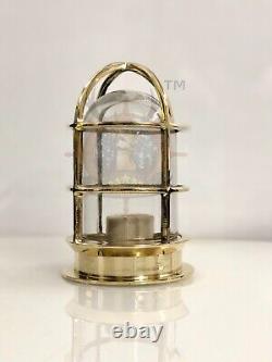 Vintage Replica Brass Ceiling Antique Bulkhead Nautical Passage Light -Lot of 10