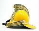 Wearable Fireman Helmet Yellow Finish Design Antique Vintage Replica Collectible