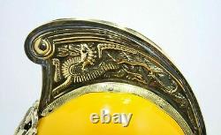 Wearable Fireman Helmet Yellow Finish Design Antique Vintage Replica Collectible